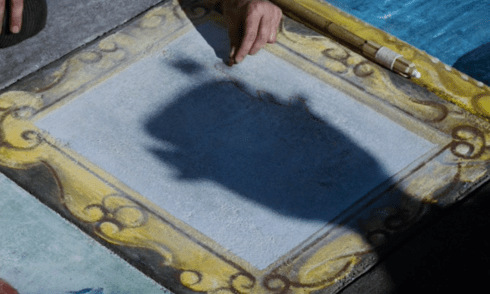 All the dangly, weird bits around the hat probably help with identification.