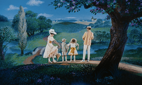 A magical land of dancing animals and nothing but carnival clothing.