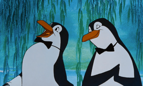 I wish all waiters were this polite. And well dressed. What happened to waiters wearing tuxes? Was that ever a thing. Maybe we can just train real-life penguins to be waiters.